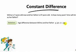 Image result for Constant Difference Math