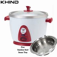 Image result for Electric Rice Cooker Stainless Steel Pot