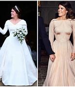 Image result for Princess Eugenie Reception Dress