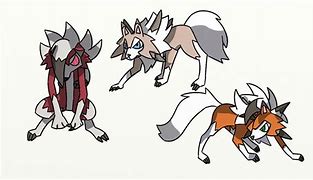 Image result for Lycanroc All Forms