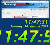 Image result for Display Clock On Computer Screen