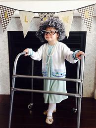 Image result for Toddler Old Lady Costume