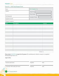 Image result for Blank Check Request Form