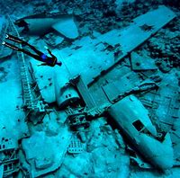 Image result for Underwater Plane Wreck