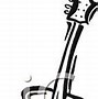Image result for Guitar Clip Art Black and White