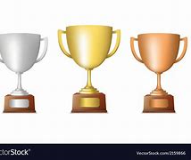 Image result for Gold Silver and Bronze Trophies
