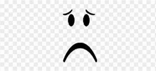 Image result for Sad Roblox Face No Background