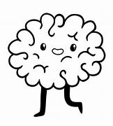 Image result for Cartoon Brain Coloring Page