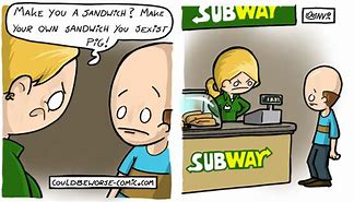 Image result for Subway Sand Witch Gone Wrong