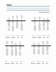 Image result for Abacus Mala Worksheets
