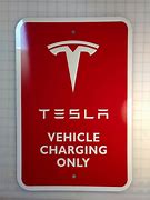 Image result for Tesla Supercharger Road Sign