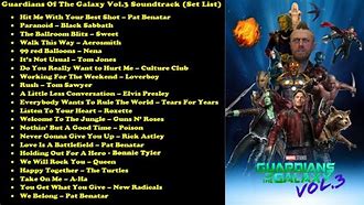 Image result for Guardians of the Galaxy 3 Soundtrack