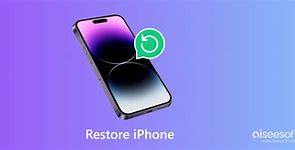 Image result for Restore iPhone