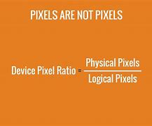 Image result for Logical Pixels Vs. Physical Pixels