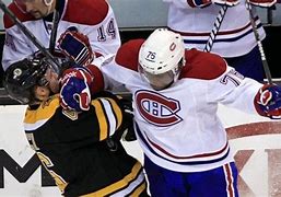 Image result for Bruins V Canadiens On Television