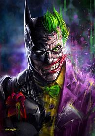 Image result for Batman Joker Painting