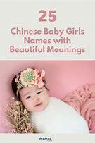 Image result for Chinese Baby Girl Names