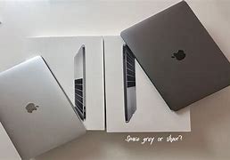 Image result for Spice Gray vs Silver MacBook