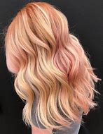 Image result for Rose Gold Color On Dark Blonde Hair