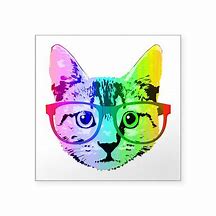 Image result for Rainbow Cat Sticker