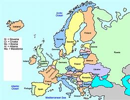 Image result for Kids Map of Europe with Cities