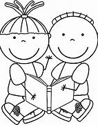 Image result for Kids Sitting On Books Clip Art