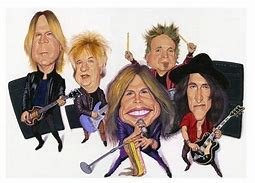 Image result for Aerosmith Caricatures