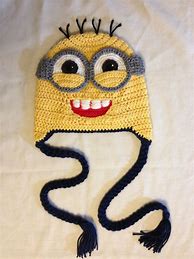 Image result for Free Crochet Minion Hat Pattern Adult