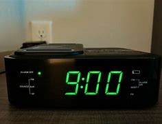 Image result for Electric Digital Alarm Clock Black