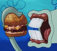 Image result for Eating Krabby Patty Meme