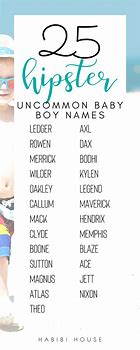 Image result for Most Unique Boy Names