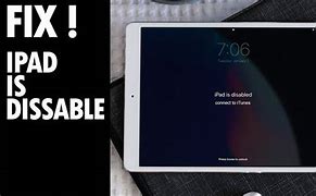 Image result for iPad Disabled Connect to iTunes