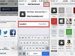 Image result for How to Get to Favorite Pages On iPhone