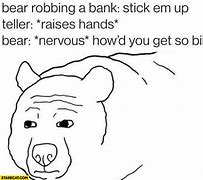 Image result for Nervous Bear Meme