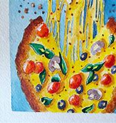 Image result for Pizza Painting Photo Realism