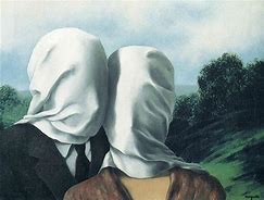 Image result for The Lovers by Rene Magritte