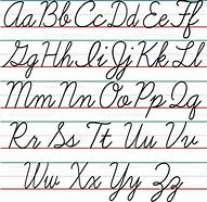 Image result for Script Writing Alphabet