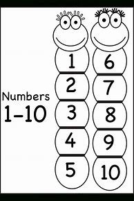 Image result for Printable Number Worksheets