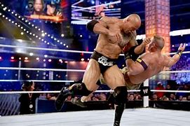 Image result for John Cena and Dwayne Johnson Fighting