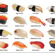 Image result for Nigiri Sushi List