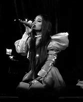 Image result for Ariana Grande Black and White