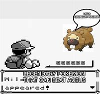 Image result for Legendary Bidoof Meme