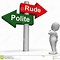 Image result for Don't Be Rude
