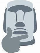 Image result for Moai Head. Emoji Meme