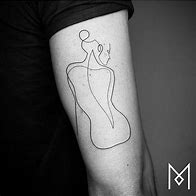 Image result for Girl Silhouette Tattoo