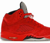 Image result for Air Jordan 5 Red Suede