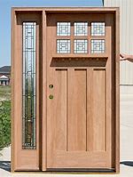 Image result for Front Door with Single Sidelight