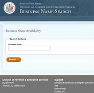 Image result for NJ Business Search