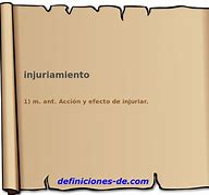 Image result for injuriamiento