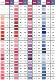 Image result for DMC Floss Color Conversion Chart